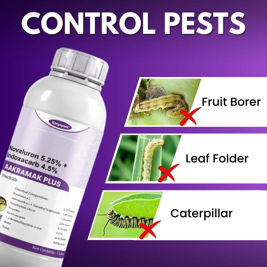 Target pest of Novaluron 5.25% + Indoxacarb 4.5% SC