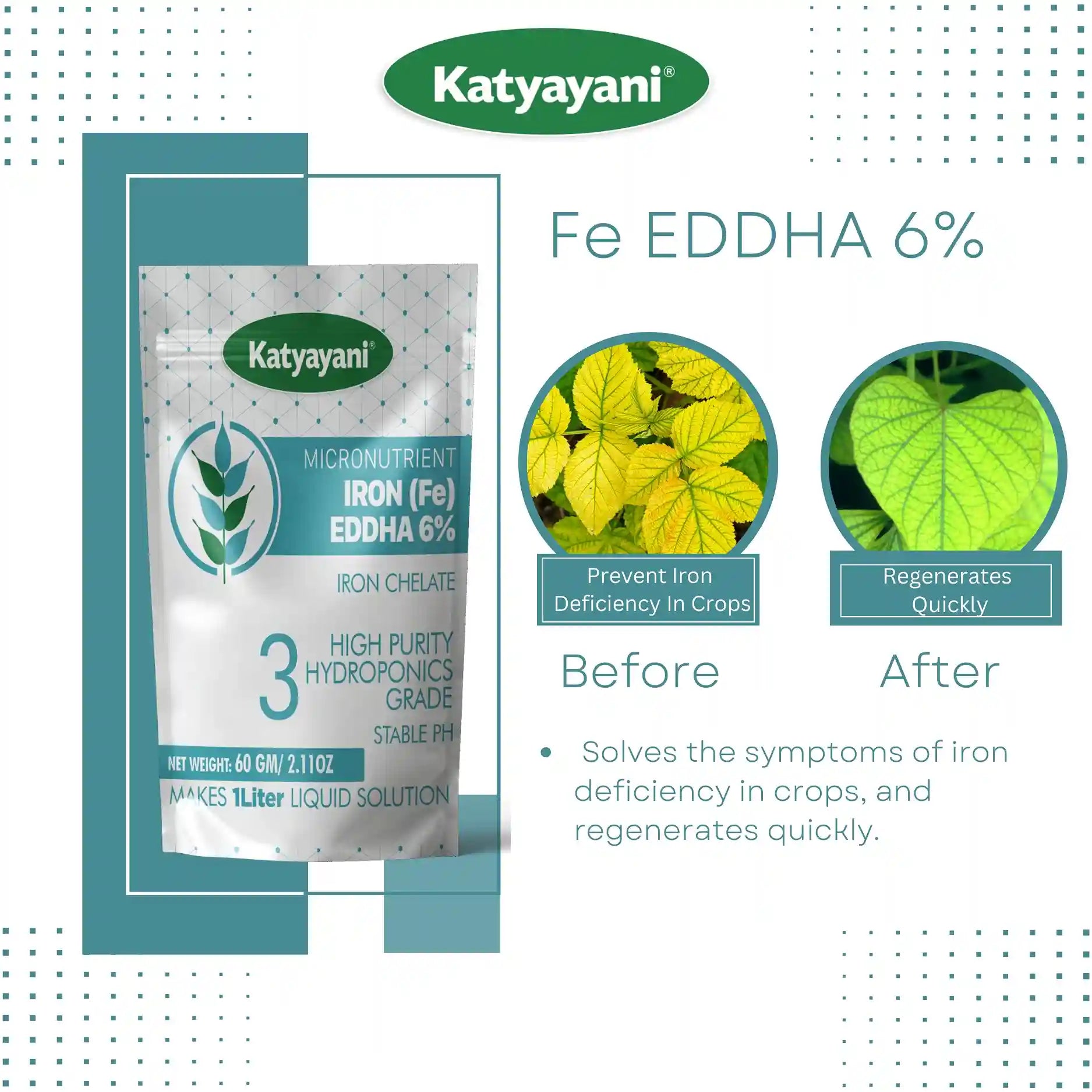 Katyayani Fe EDDHA ( Iron Chelate ) Micronutrient