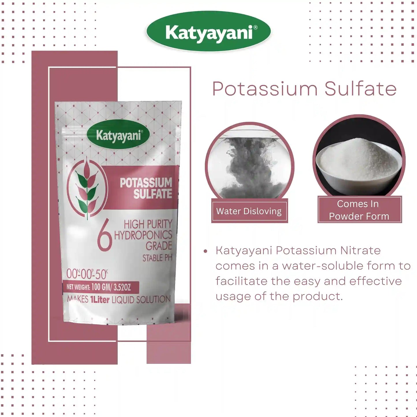 Katyayani Potassium sulfate (Hydroponics)