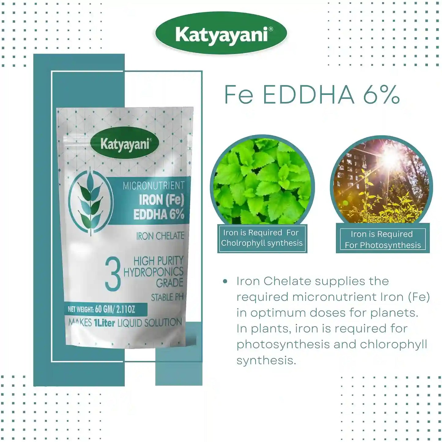 Katyayani Fe EDDHA ( Iron Chelate ) Micronutrient