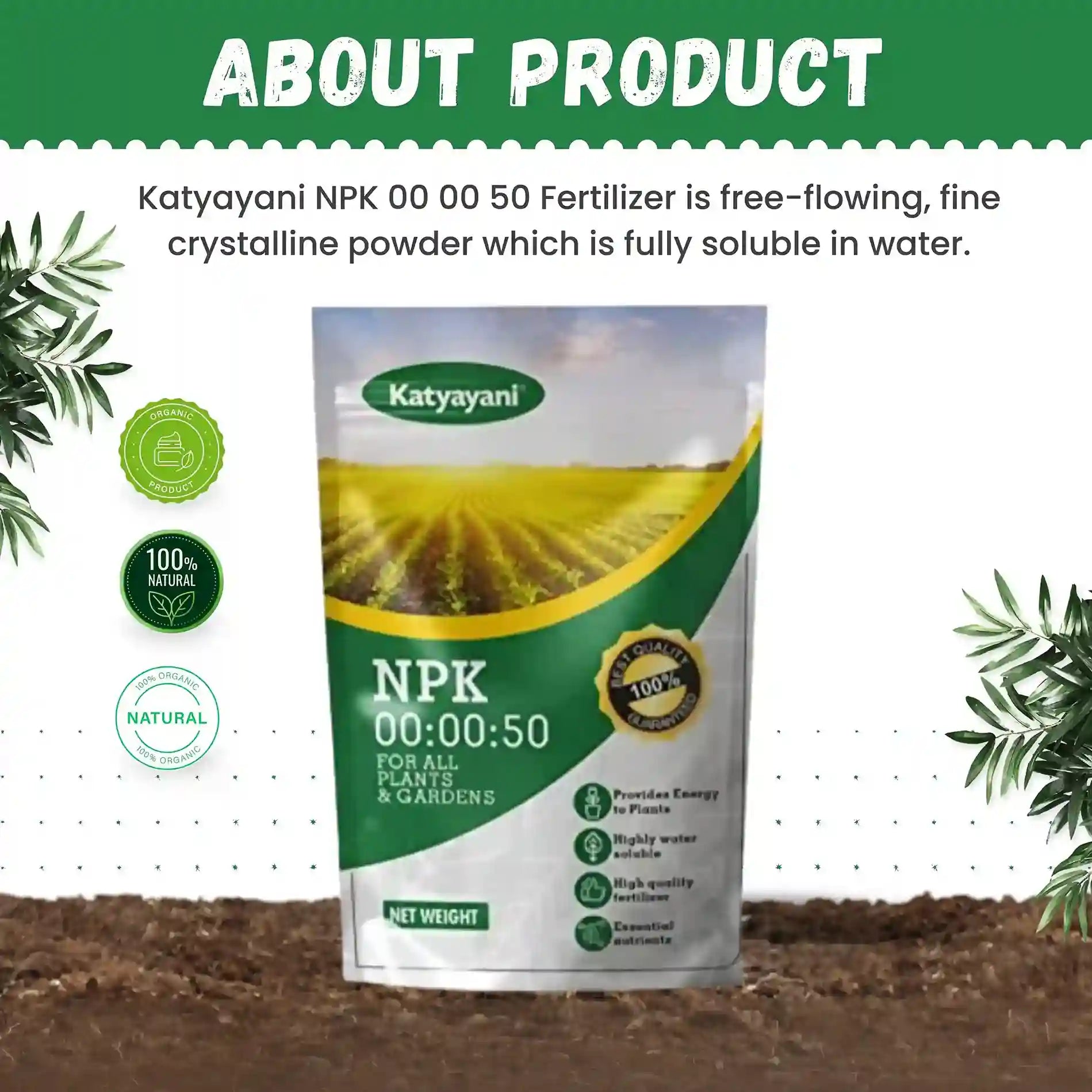 Katyayani NPK 00 00 50 Fertilizer