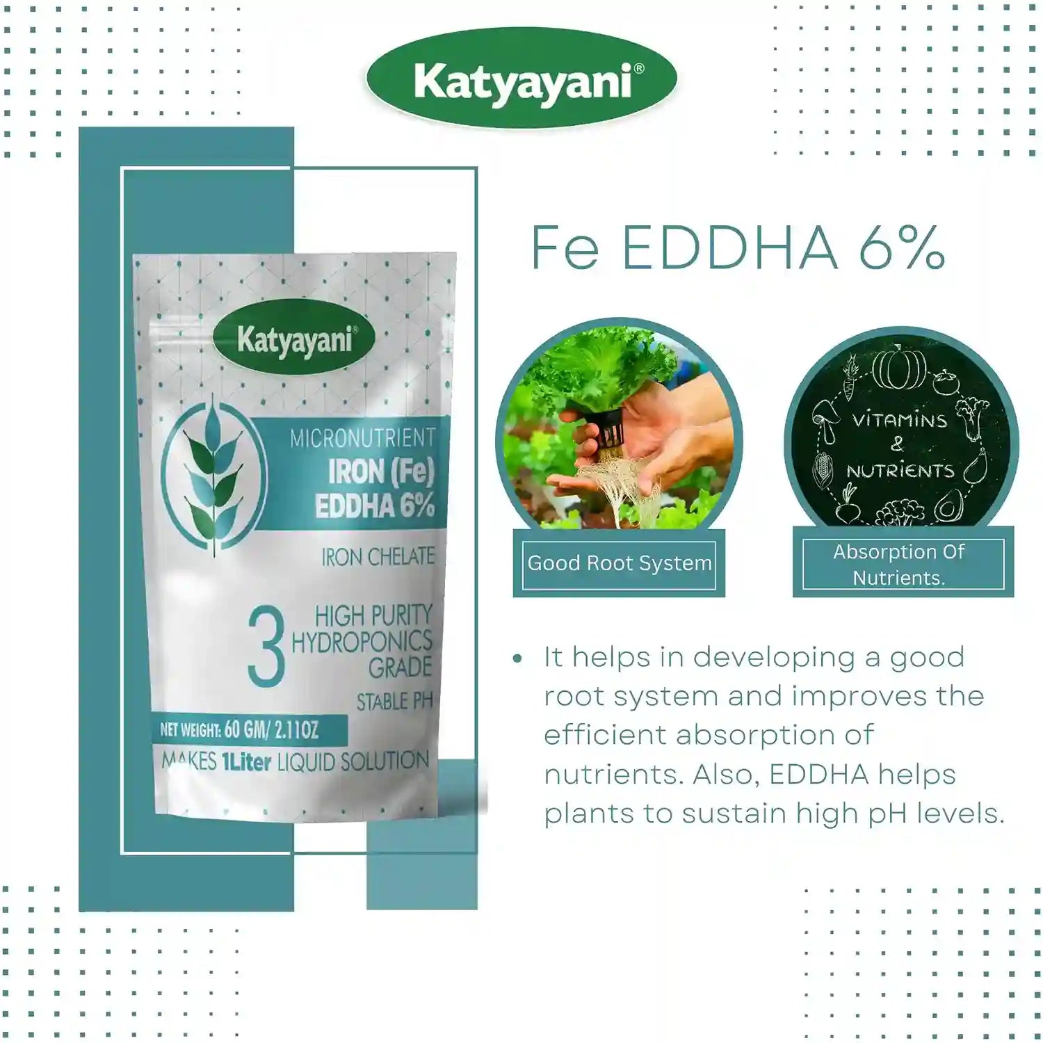 Katyayani Fe EDDHA ( Iron Chelate ) Micronutrient