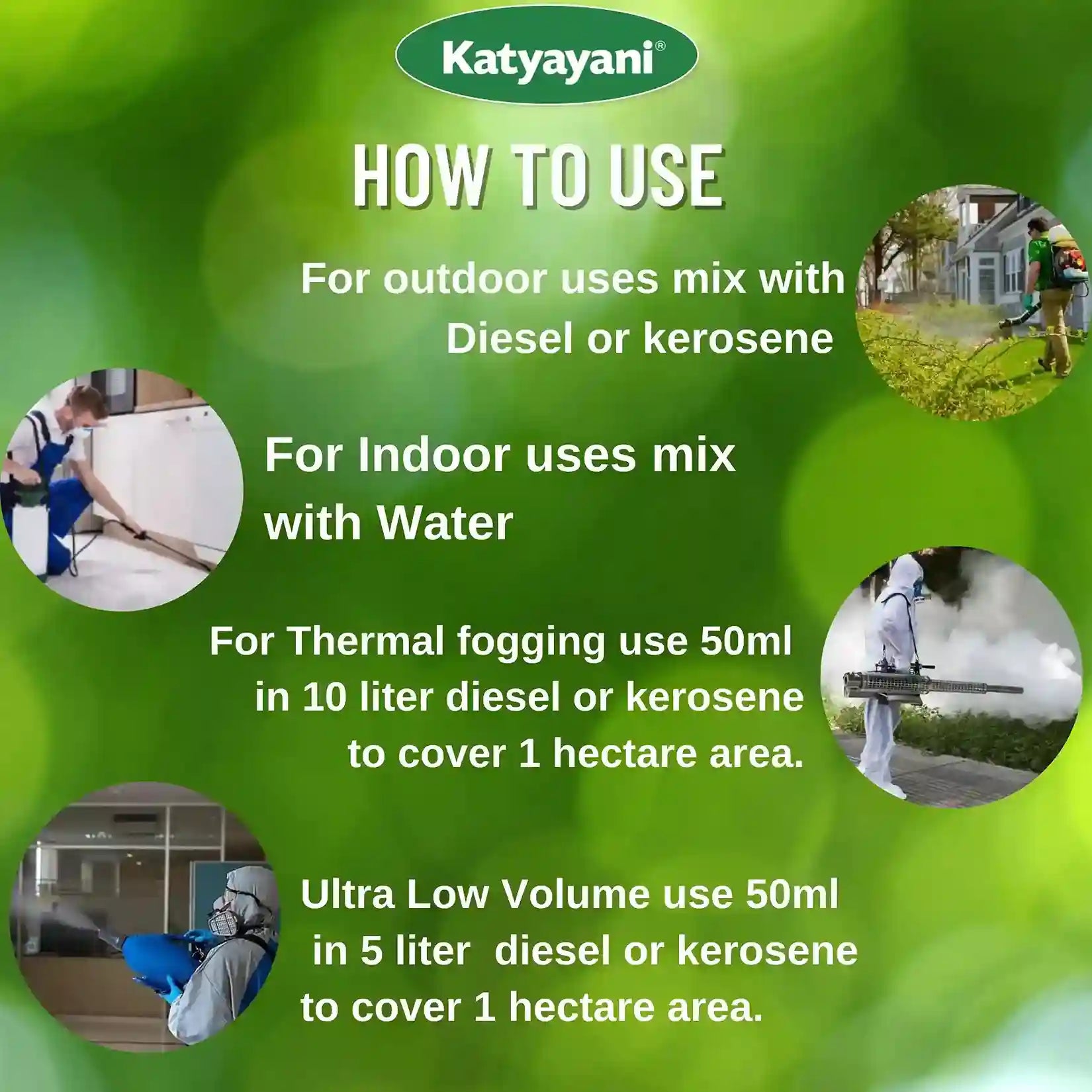 KATYAYANI DEL | DELTAMETHRIN 1.25% ULV | CHEMICAL INSECTICIDE DOSAGE