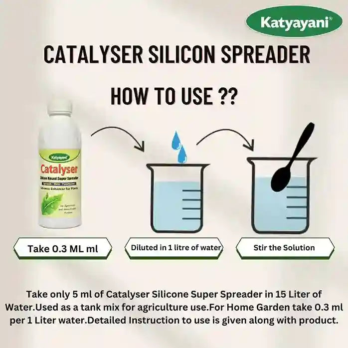 Catalyser Silicon Super Spreader Dosage | Krishi Seva Kendra