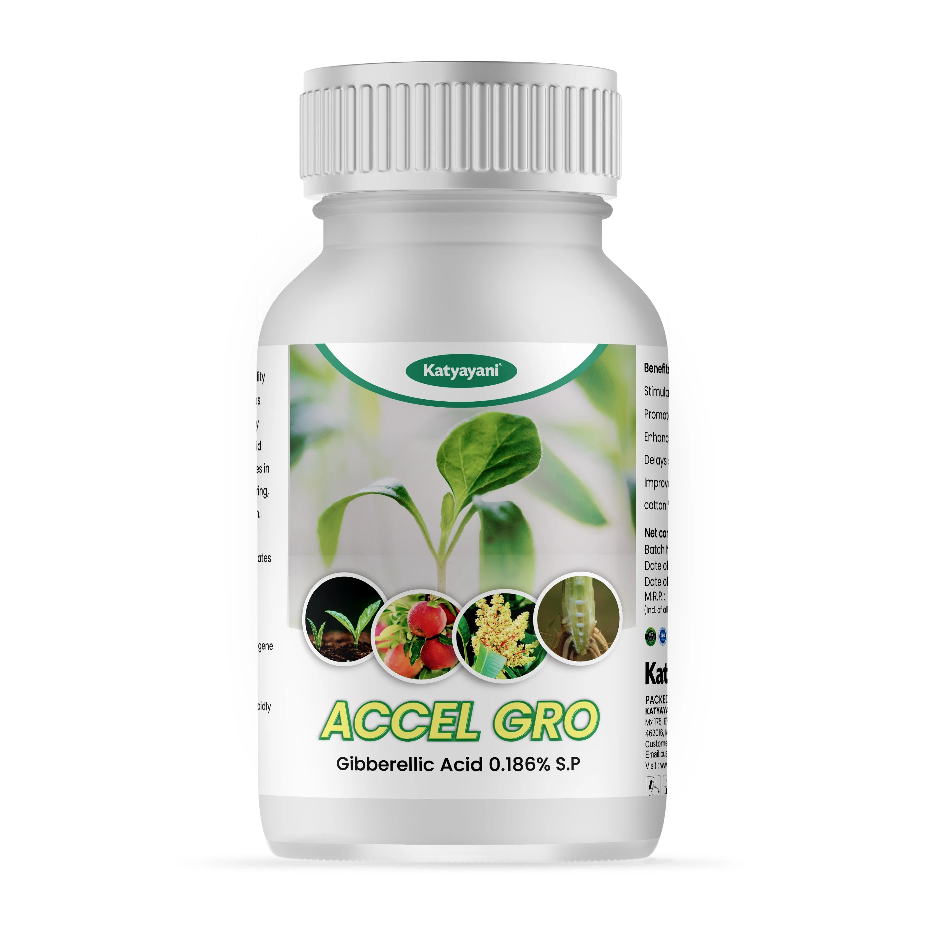 Katyayani Accel gro | Gibberellic Acid 0.186% S.P | Plant Growth Regulator