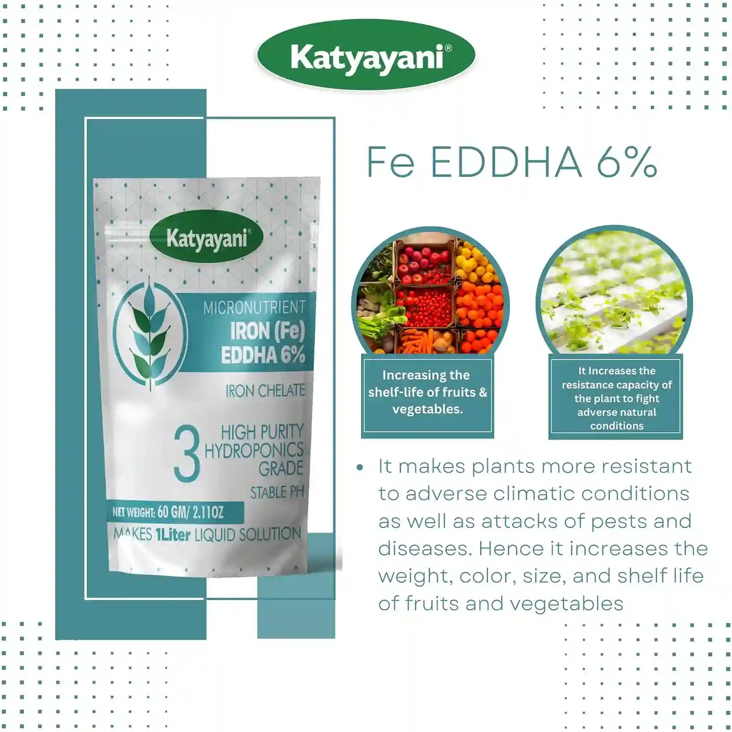 Katyayani Fe EDDHA ( Iron Chelate ) Micronutrient