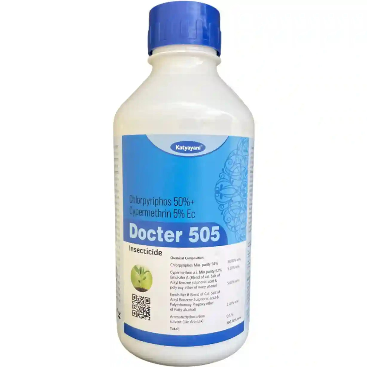 KATYAYANI DOCTER 505 | CHLORPYRIPHOS 50% + CYPERMETHRIN 5% EC | CHEMICAL INSECTICIDE