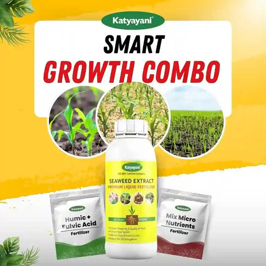 Smart Growth Combo (seaweed 100ml + Mix micro 10gm + Humic + fulvic acid 10gm)